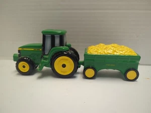 Tractor y vagón Enesco John Deere con salero de maíz y pimentero 1998 - Imagen 1 de 4
