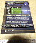 Axis And Allies Royal Canadian Navy Hmcs Haida Destroyer Ship And Card