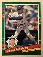 1991 Donruss Series 2 Ryne Sandberg Chicago Cubs All-Star