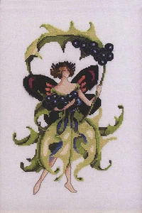 Cross Stitch Chart / Pattern ~ Nora Corbett - Pixie - Inkberry Holly #NC227 - Picture 1 of 3