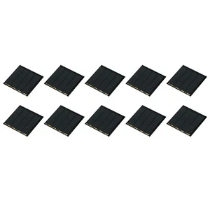 Packung von 10 Sonnenkollektor Mini Solarpanel Zelle Bausatz 2V 110mA 0,22W - Bild 1 von 5