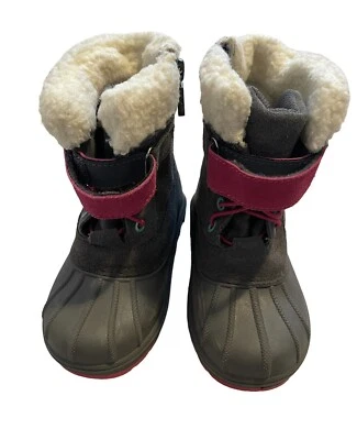 Botas de piel sintética Valmai gris y rosa Cat & Jack para niña talla 9 usadas en excelente estado Foto 1 de 4