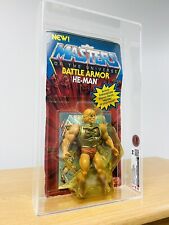 Vintage MOTU Battle Armor He-Man CAS 70 New MOC He-Man Masters Of The Universe