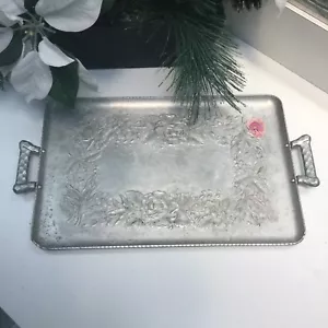 Vintage Everlast Forged Aluminum Serving Tray - Foto 1 di 11