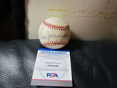 Béisbol firmado por Vince Coleman certificado PSA Foto 1 de 4