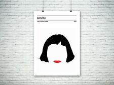 A5  Amelie inspired minimalist movie poster/print - Jean Pierre Jeunet | Audrey 