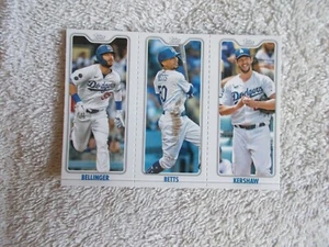 Topps MLB Opening Day 2022 "KERSHAW, BETTS, BELLINGER" #TPC3 Dodgers Trade Card - Bild 1 von 2