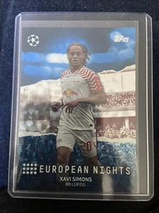 Xavi Simons 2023-24 Topps UCC European Nights Blue Icy Foil /99🔥📈 - Picture 1 of 1