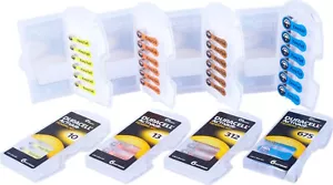 Hearing Aid Batteries Size 312 Brown,10 Yellow,13 Orange,675 Blue Duracell Activair - Picture 1 of 7