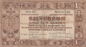 Netherlands 1938 1 Gulden Circulated Banknote Pick 61 Bargain Bin - Picture 1 of 2
