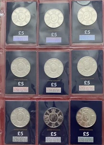9 x 2020 King George III £5 zertifizierte brillante unzirkulierte Fünf-Pfund-Münze ## - Bild 1 von 5