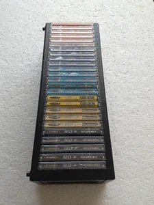 25 Hi Space MD MiniDisc 80 NEU und OVP + BECO Aufbewahrungs-Box Halterung - Bild 1 von 8