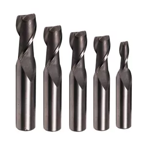 HSS 2Flute 4/6/8/10/12mm Straight Shank End Mill Router Bit Milling Cutter Tool - Picture 1 of 11