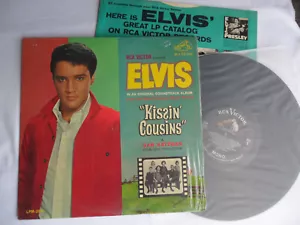 ELVIS Original 1964__TOP PLATEADO MONO__Kissin' Cousins lp ***retráctil*** Ex+ - Imagen 1 de 10