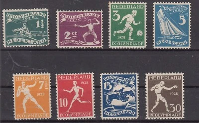 RL25521/ NETHERLANDS – OLYMPICS - Y&T # 199 / 206 COMPLETE MINT MH - Image 1 of 2