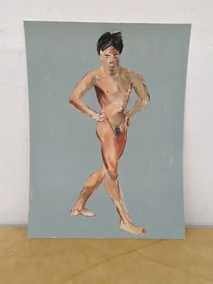 Figura de colección John Huszer 1913-83 estudio modernista hombre desnudo Rhode Island mcm Foto 1 de 4