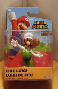 Figura 40088 Jakks Pacific Nintendo Super Mario Fire Luigi 2019 difícil de encontrar - Imagen 1 de 2