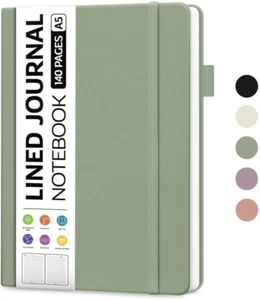 Lined Journal Notebook for Women & Men, Hardcover College Ruled Journal Notebook - Picture 1 of 7