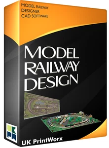 Train Track Model Railway Design Layout Step by Step CAD DVD CD Software for PC - Picture 1 of 7