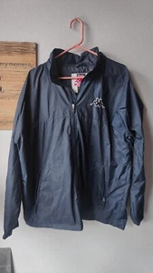 Kappa Hooded Windbreaker Men's Size XL Navy blue - Picture 1 of 8