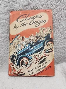 Cheaper By the Dozen By Frank & Ernestine Gilbreth 1948 1st Print - Picture 1 of 7