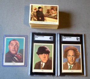 1959 FLEER-3-STOOGES-TRADING CARD SET-CURLEY,-MOE LARRY GRADED- 95% COMPLETE - Picture 1 of 24