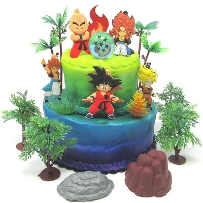 Toppers para pasteles de Dragon Ball Z con personajes de Dragon Ball Z - Totalmente nuevos Foto 1 de 4