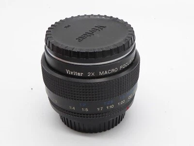 Pentax K fit Vivitar Macro (True 1:1) Focusing 2x Auto Teleconverter Lens, PK - Image 1 of 4