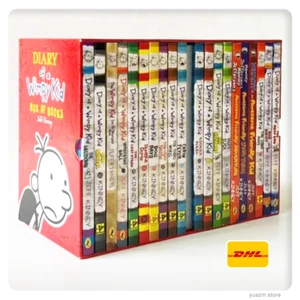 NEU Jeff Kinney Tagebuch eines Wimpy Kid 23 Bücher Sammlung Set [komplette Serie 1 - Bild 1 von 8