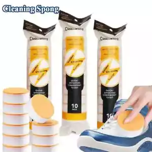 Limpiador de Zapatillas, Esponja Premium de Doble Cara para Limpieza y Blanqueamiento de Zapatos Paquete de 3 - Imagen 1 de 1