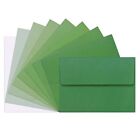 54-Pack Green 5x7 Envelopes Self Seal A7 Envelopes, Gradient Colored Envelope...