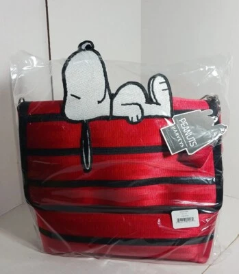 Bolso bandolera Harveys Peanuts Snoopy Doghouse con cartera de felpa  Foto 1 de 4