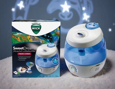 WICK WUL575 Kalt Luftbefeuchter SweetDreams mit Lichtprojektion - Bild 1 von 4