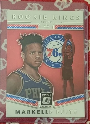 2017-18 Panini Optic - Rookie Kings Markelle Fultz #1 Holo Silver Prizm (RC) - Image 1 of 2