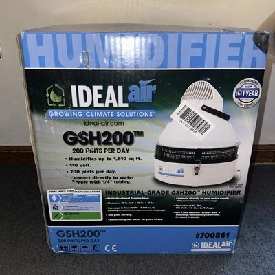 Humidificador Ideal-Air grado industrial GSH200 - 200 pintas/día - blanco (HGC700861) Foto 1 de 2