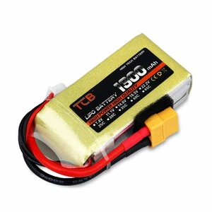 11.1V 3S 1300mAh 25C LiPO Battery XT60 plug Burst 50C RC Model Lipolymer Power - Picture 1 of 12