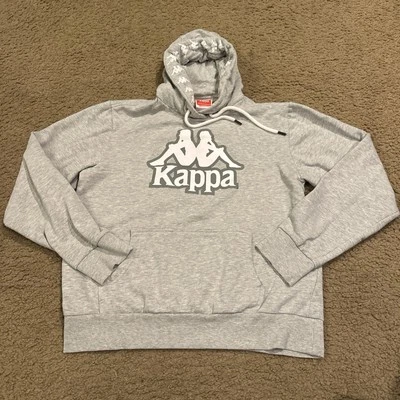 Sudadera con capucha Kappa gris mediana Foto 1 de 4