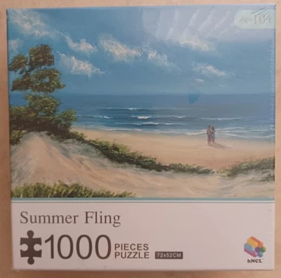 Quebra-cabeça Summer Fling 1000 peças idade 10+ cena de praia por HNCL C3 - Imagem 1 de 3