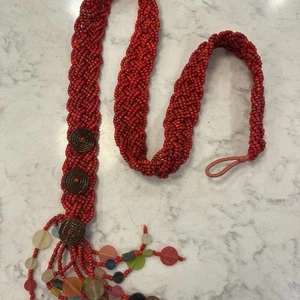 Unikat Mid Century Modern Seeglas farbiger Gürtel - Bild 1 von 1