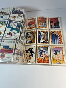 1993 TOPPS SONIC THE HEGEHOG TRADING CARD COMPLETE 33-CARD+ 33 STICKERS SET NM+ - Picture 1 of 9