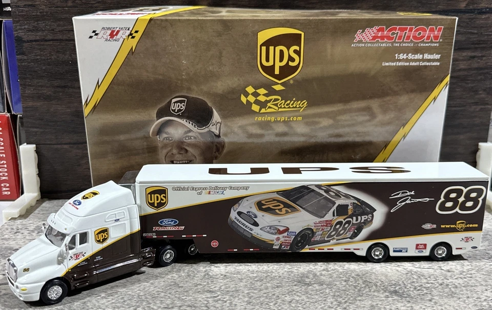 2003 Dale Jarrett #88 UPS Hauler Transporter 1/64 Action Nascar Diecast - Image 1 of 4