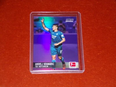 2021-22 Stadium Club Chrome Bundesliga Purple Refractors 136/299 Andrej Kramaric - Image 1 of 2
