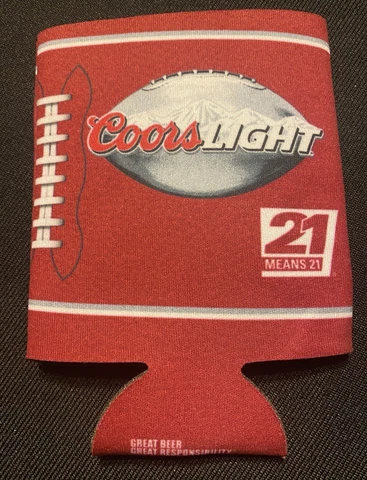 OHIO STATE BUCKEYES COORS LIGHT SOFT FOAM CAN COOZIE KOOZIE COOLER INSULATING Cover
