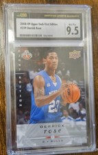Derrick Rose 2008-09 Upper Deck First Edition Rookie Card RC CSG 9.5