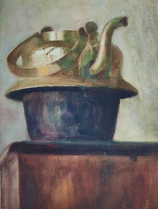 Kliefert-Gießen, Mathilde(1887Pries/Kiel–1978Stralsund) Stillleben/großer Kessel - Bild 1 von 7