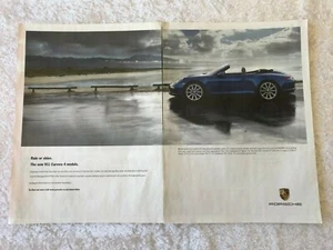 PORSCHE 911 CARRERA POSTER ADVERT READY FRAME A4 X 2 SIZE FILE R - Picture 1 of 2