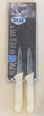 Nuevo en Paquete Juego/2 Cuchillos Winco STAL 3.25" - Acero Alemán KWP-30 Foto 1 de 4