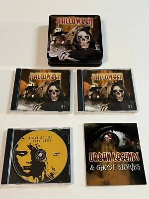 Halloween: Night Living Dead DVD Orchestra Music CD Scary Movies Booklet Tin - Image 1 of 4