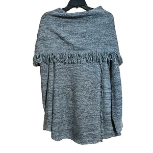 Knox Rose Pullover Damen Large Grau Grob Schulterfrei Pulli Fransen - Bild 1 von 7