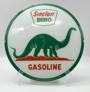SINCLAIR DINO "WRINKLY" 13.5" GLASS FACE for GAS PUMP GLOBE - Picture 1 of 1